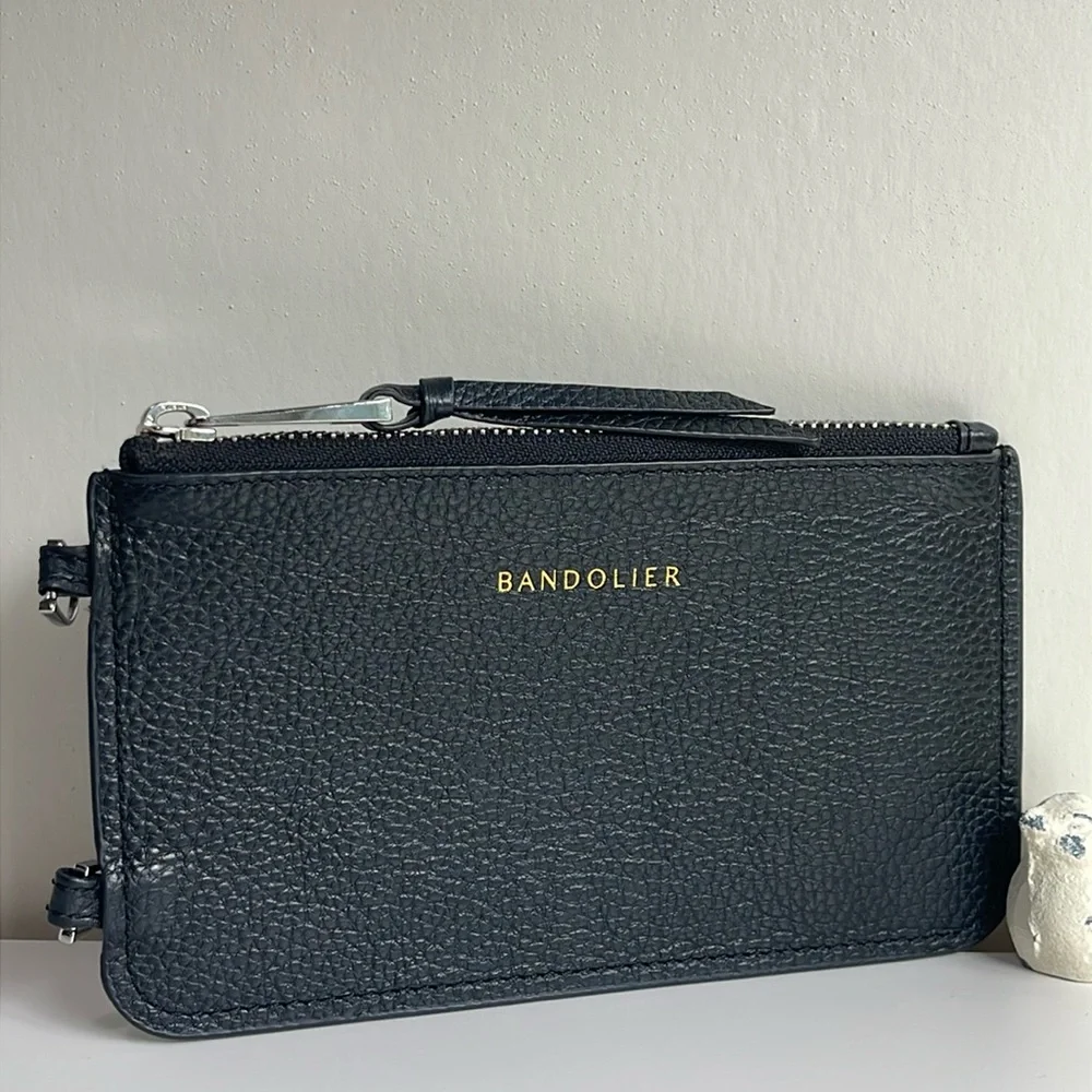 Bandolier Minimal Pouch And Strap
FLAT ZIP POUCH IN BLACK/SILVER - Picture 6 of 16